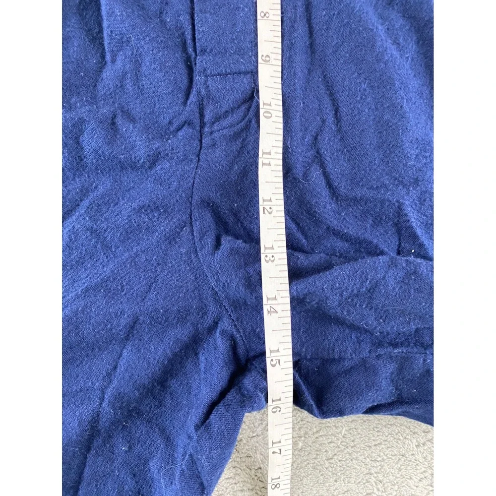 KingSize Mens 3XL Big Navy Blue Cotton Lounge Pajama Pants Elastic Drawstring